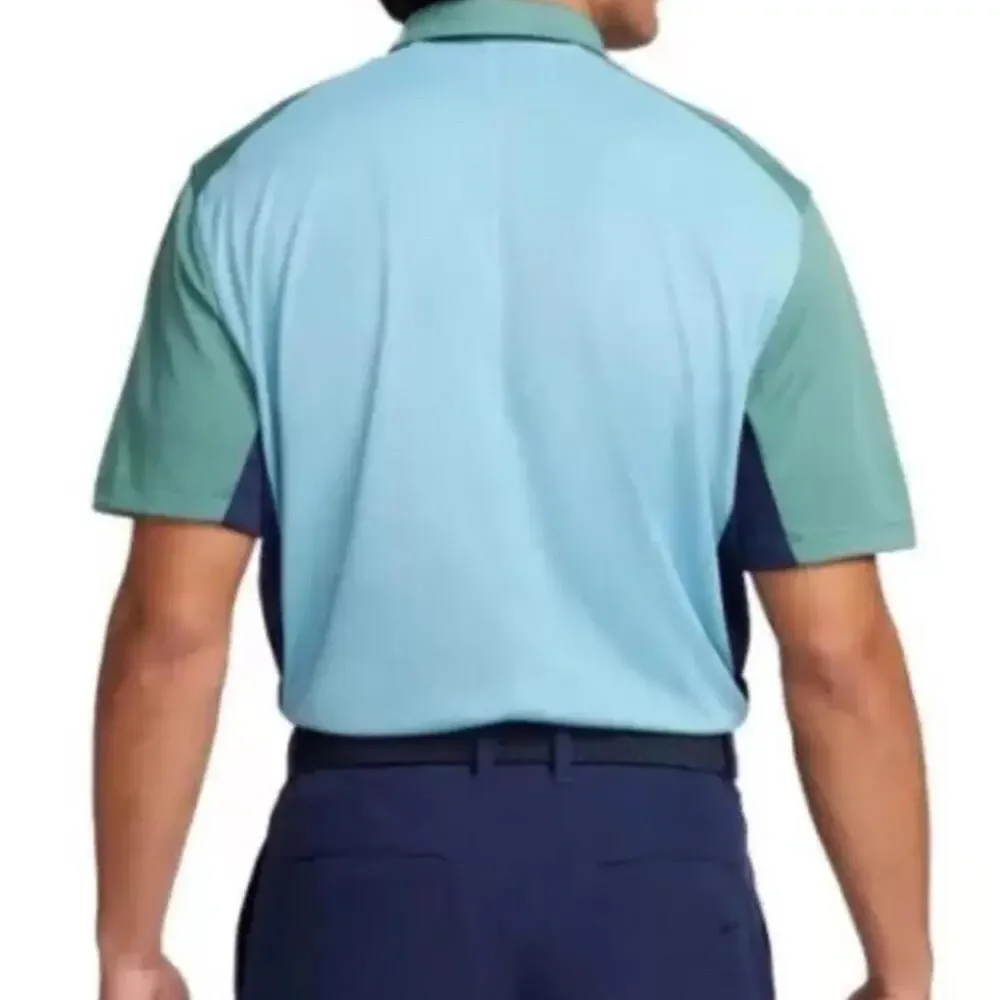 $68 NIKE Men's Dri-Fit Victory Color-Block Golf Polo Shirt Size S FQ1114
